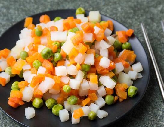 zeleninový šalát pre maggi diétu